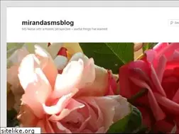 Sites similar to mirandasmsblog.com