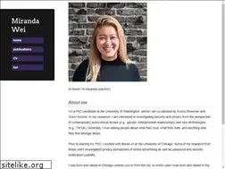 Sites similar to mirandawei.com