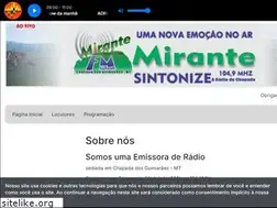 Sites similar to mirantefmchapada.com