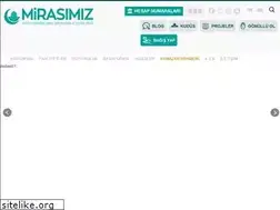 Sites similar to mirasimiz.org.tr