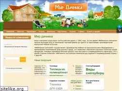 Sites similar to mirdachnika.ru