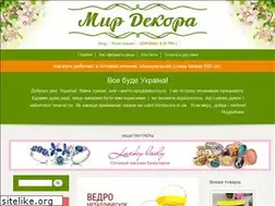 Sites similar to mirdecora.in.ua