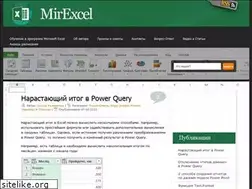 Sites similar to mirexcel.ru