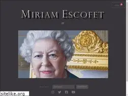 Sites similar to miriamescofet.com