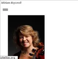 Sites similar to miriamroycroft.com