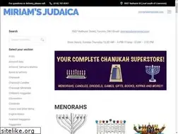 Sites similar to miriamsjudaica.com