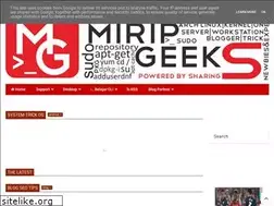 Sites similar to miripgeeks.blogspot.com