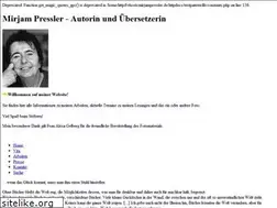 Sites similar to mirjampressler.de