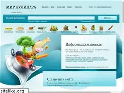 Sites similar to mirkulinara.ru