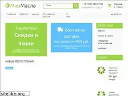 Sites similar to mirmasla.ru