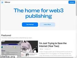 Sites similar to mirror.xyz