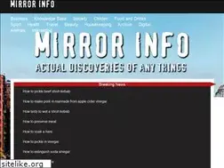 Sites similar to mirrorinfo.online