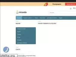 Sites similar to mirsveta.com.ua