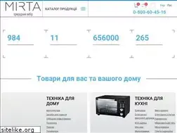 Sites similar to mirta.ua