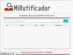 Sites similar to mirutificador.cl
