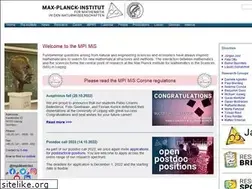 Sites similar to mis.mpg.de