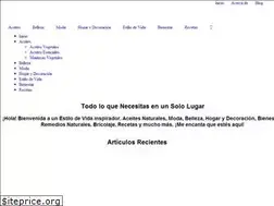Sites similar to misaceititos.com