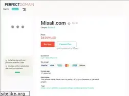Sites similar to misali.com