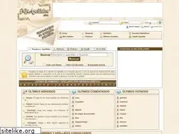 Sites similar to misapellidos.com