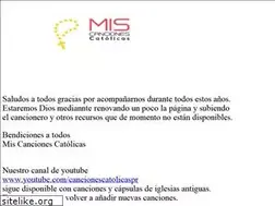 Sites similar to miscancionescatolicas.com