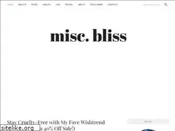 Sites similar to miscbliss.com