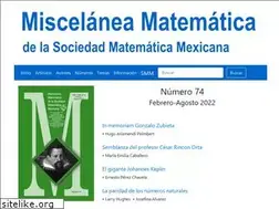 Sites similar to miscelaneamatematica.org