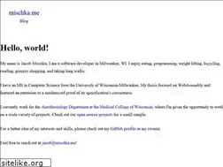 Sites similar to mischka.me