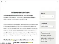 Sites similar to misciwriters.com