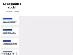Sites similar to miseguridadsocial.info