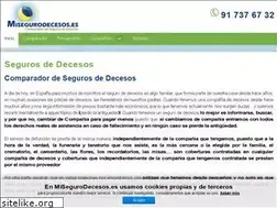 Sites similar to misegurodecesos.es