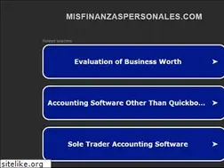 Sites similar to misfinanzaspersonales.com