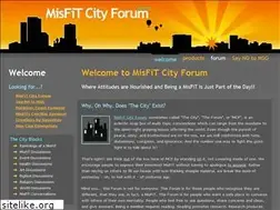 Sites similar to misfitcityforum.com