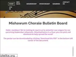 Sites similar to mishawumchoral.org