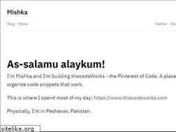 Sites similar to mishka.codes
