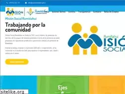 Sites similar to misionruminahui.gob.ec