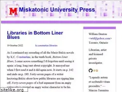 Sites similar to miskatonic.org