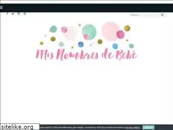 Sites similar to misnombresdebebe.es