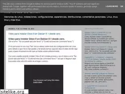 Sites similar to misnotasdelinux.blogspot.com