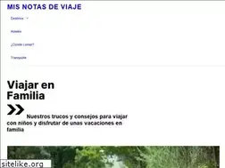Sites similar to misnotasdeviaje.com