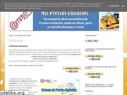 Sites similar to mispreciosunitarios.blogspot.com