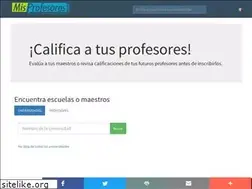 Sites similar to misprofesores.com