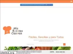 Sites similar to misrecetascaseras.com