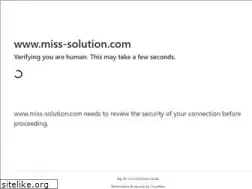 Sites similar to miss-solution.com