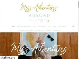 Sites similar to missadventuresabroad.com