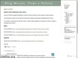 Sites similar to missaovisaovalores.wordpress.com
