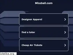 Sites similar to missbali.com