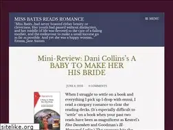 Sites similar to missbatesreadsromance.com