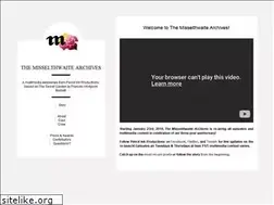 Sites similar to misselthwaitearchives.com