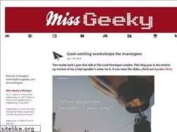 Sites similar to missgeeky.com