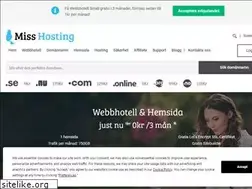 Sites similar to misshosting.se